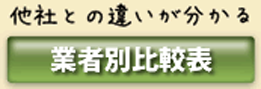 他社との違いが分かる【業者別比較表】